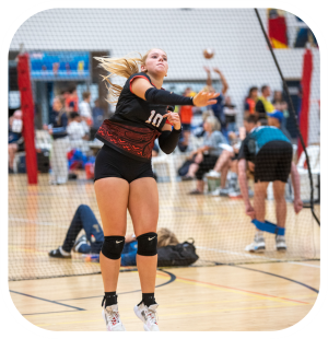game of volleyball