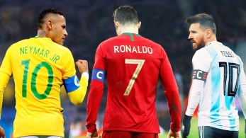 Messi, Ronaldo and Neymar