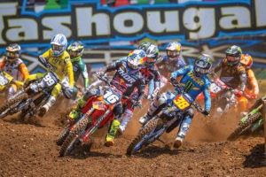 Haiden Deegan in first place