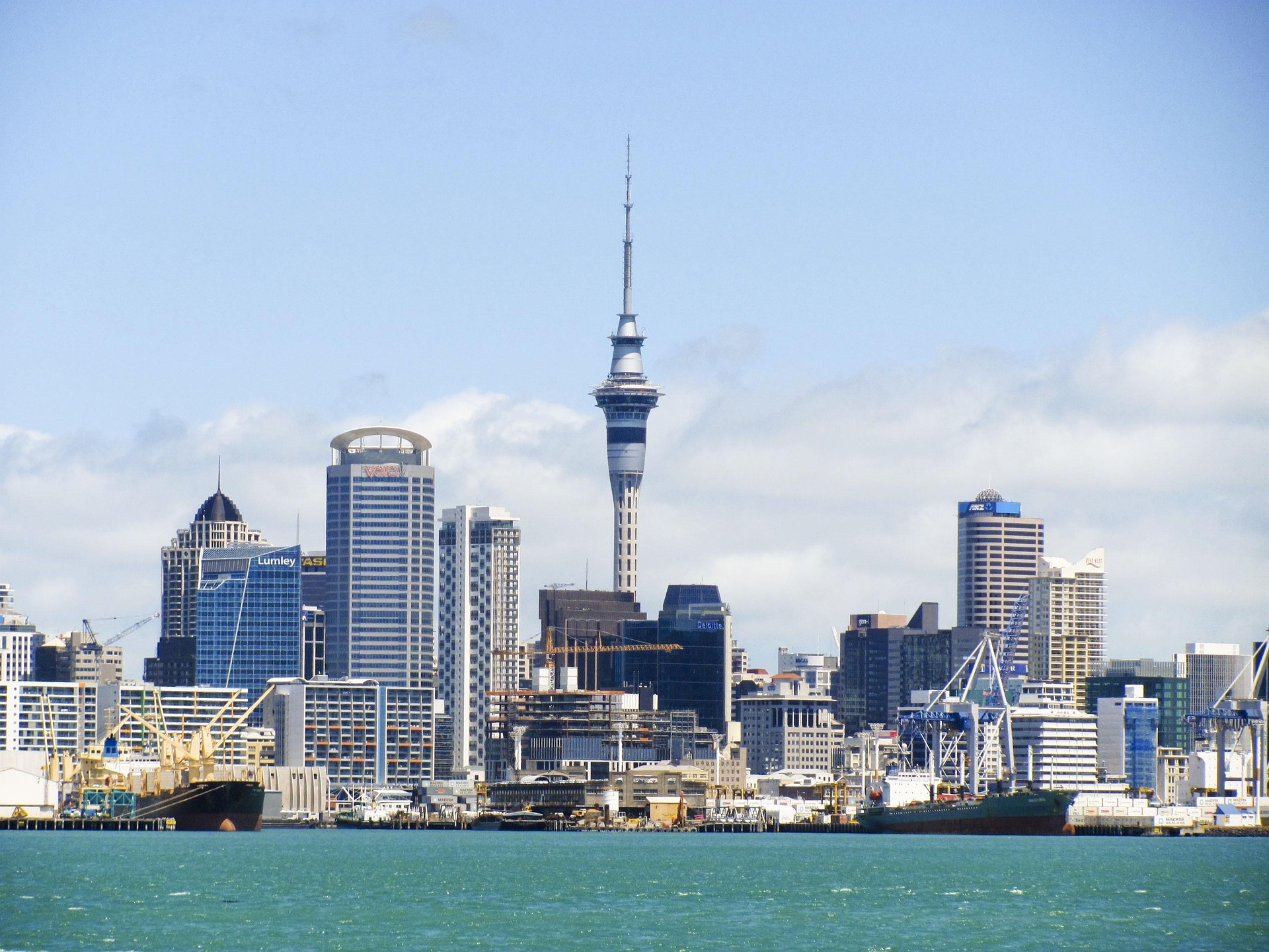 Auckland City Skyline