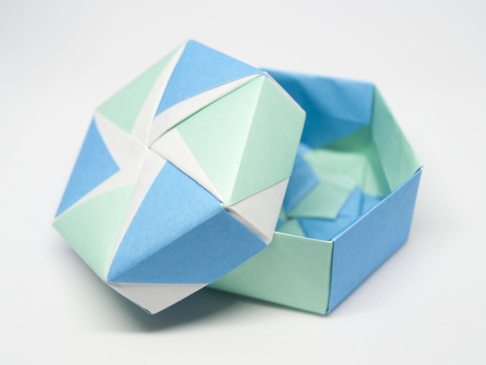 Hexagonal Origami Box photograph