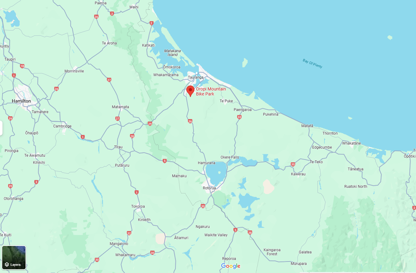 Oropi Location
