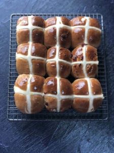 link to page for Hot Cross Buns recipe
