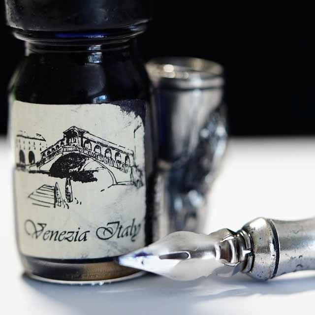 Bottle of calligraphy ink