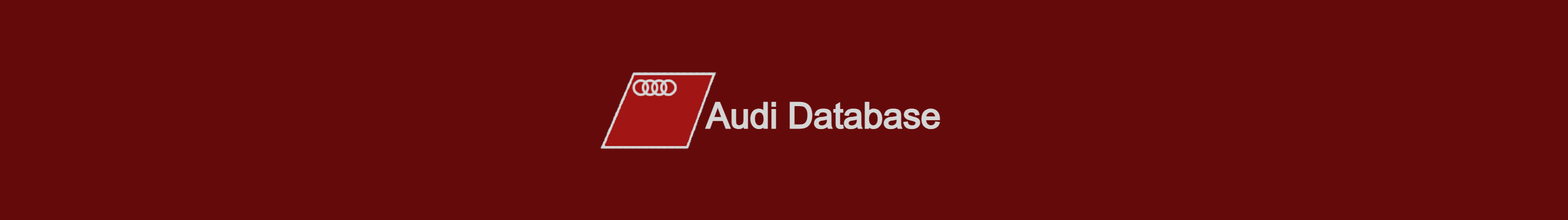 Audi Database Banner