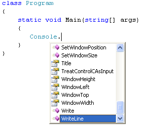 The WriteLine Method in C# .NET