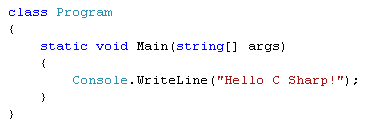 Note the semicolon at the end of the line