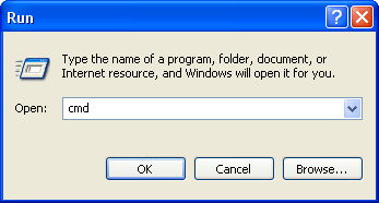 The Run Box in Windows XP