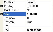 Change the Size of the button