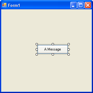 The size of the button has changed