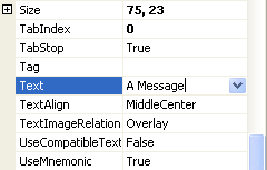 Change the Text Property