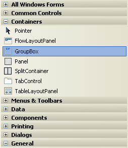 The GroupBox Control in C# .NET