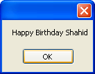 A Message Box in Visual C# .NET