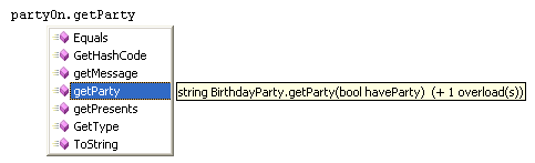 An Overloaded Method in C#