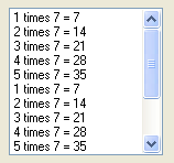 The List Box is not cleared