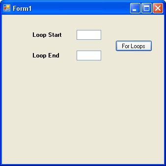 Text boxes and Labels added to the form