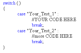 A C# Switch Statement