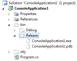 The build files in C# 2010