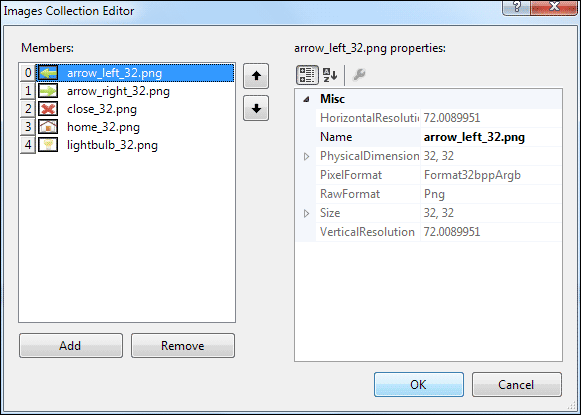 The Images Colleciton Editor