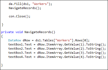 A method to pull data from a dataset