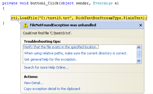 File Not Found Error