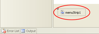 The MenuStrip Object