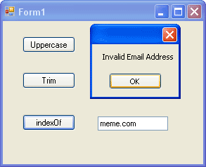 The @ character can't be found