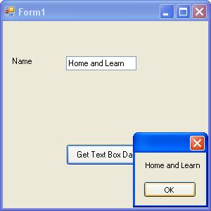 Getting Text from a TextBox in C#
