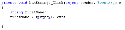 The blue wiggly line in C#