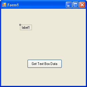A Label has been added to the form