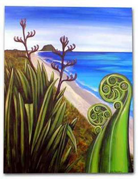  A painted picture of The Mount